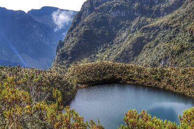 Mountain lake in Colombia